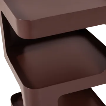 Sidebord/Nattbord Riv 35 cm - Lilla/Brun - Møbler - Bord - Avlastningsbord & sidobord - Sengebord & nattbord