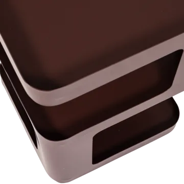 Sidebord/Nattbord Riv 35 cm - Lilla/Brun - Møbler - Bord - Avlastningsbord & sidobord - Sengebord & nattbord