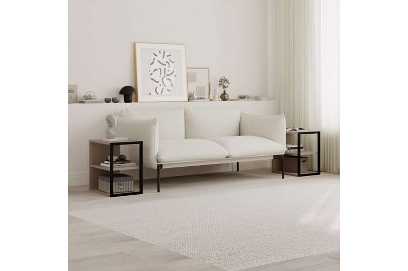 Sidebordsett Echo Lys mokka - Lys mokka - Møbler - Bord - Avlastningsbord & sidobord - Lampebord & sidebord