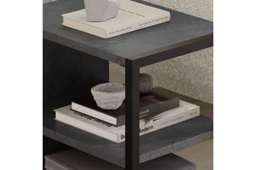 Sidebordsett Echo Retro Grå - Retro Grå - Møbler - Bord - Avlastningsbord & sidobord - Lampebord & sidebord