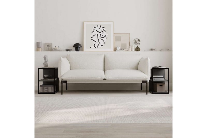 Sidebordsett Echo Retro Grå - Retro Grå - Møbler - Bord - Avlastningsbord & sidobord - Lampebord & sidebord