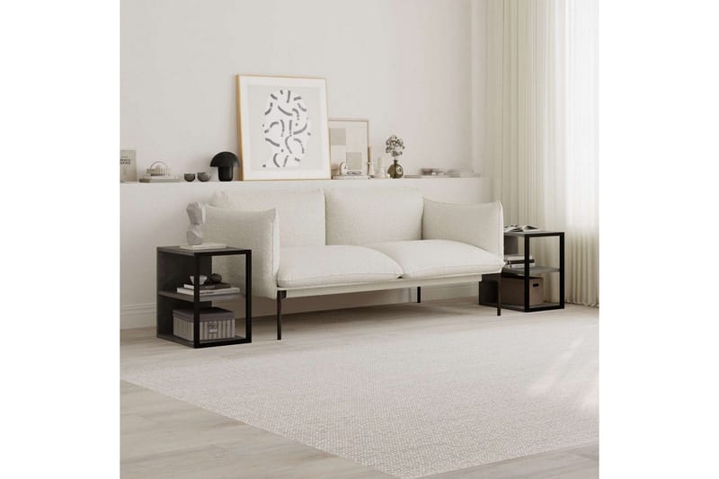 Sidebordsett Echo Retro Grå - Retro Grå - Møbler - Bord - Avlastningsbord & sidobord - Lampebord & sidebord