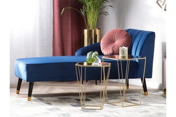 Sierra Avlastningsbord 2-pk 45 | 35 cm - Gull - Møbler - Bord - Avlastningsbord & sidobord