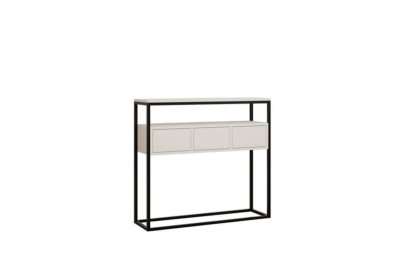Skinke konsollbord 100 cm - Hvit - Møbler - Bord - Avlastningsbord & sidobord - Konsollbord & gangbord