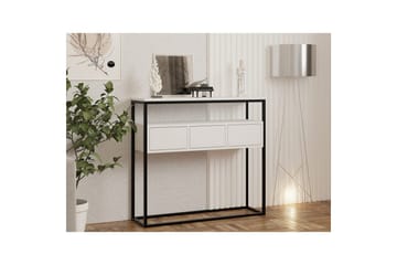 Skinke konsollbord 100 cm - Hvit - Møbler - Bord - Avlastningsbord & sidobord - Konsollbord & gangbord