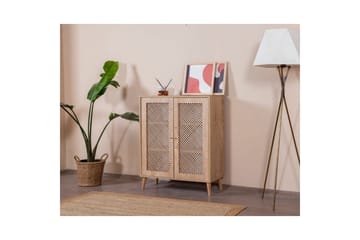 Skjenk Goose Hvit / Eik - Hvit / Eik - Oppbevaring - Oppbevaringsmøbler - Sideboard & skjenk