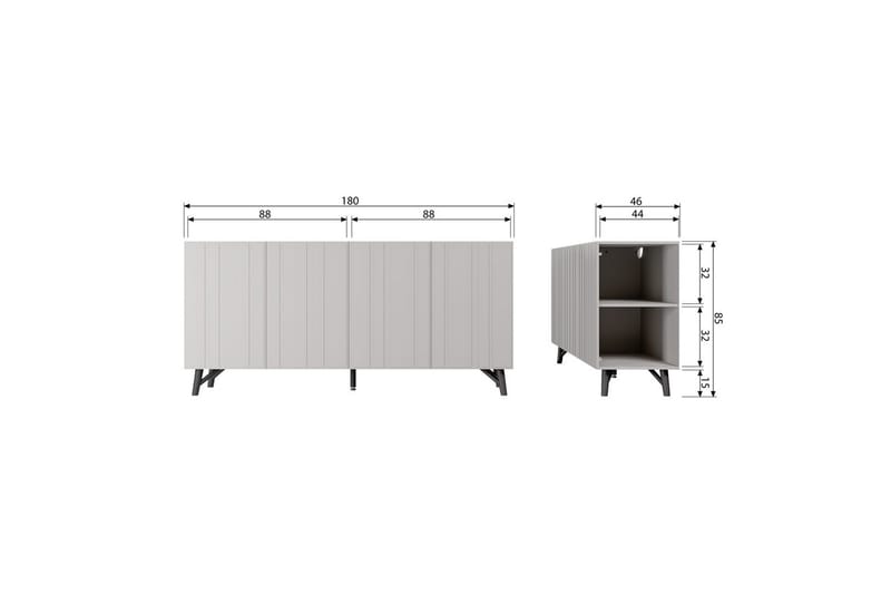 Skjenk Miller - Møbler - Bord - Avlastningsbord & sidobord - Konsollbord & gangbord