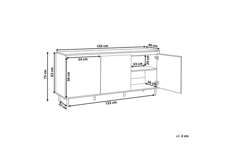 Skjenk Nikea - Møbler - Bord - Avlastningsbord & sidobord - Lampebord & sidebord