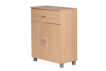 Skjenk Wohnling Foliert sponplate 60 x 75 cm 2 dører 1 skuff Moderne stil - Oppbevaring - Oppbevaringsmøbler - Sideboard & skjenk