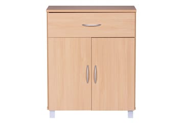 Skjenk Wohnling Foliert sponplate 60 x 75 cm 2 dører 1 skuff Moderne stil - Oppbevaring - Oppbevaringsmøbler - Sideboard & skjenk