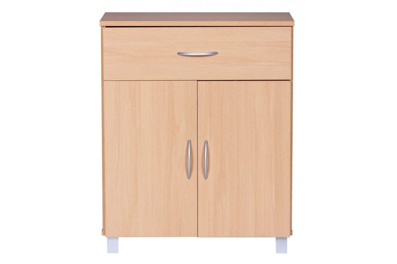Skjenk Wohnling Foliert sponplate 60 x 75 cm 2 dører 1 skuff Moderne stil - Oppbevaring - Oppbevaringsmøbler - Sideboard & skjenk