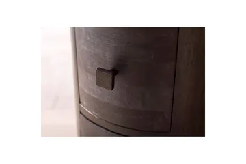 Skjenk Wohnling Rundt heltre landstil Svart, 4 skuffer - Svart, 4 skuffer - Møbler - Bord - Avlastningsbord & sidobord - Konsollbord & gangbord