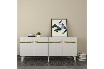 Slobidka Konsollbord 150 cm - Gull/Hvit - Møbler - Bord - Avlastningsbord & sidobord - Konsollbord & gangbord