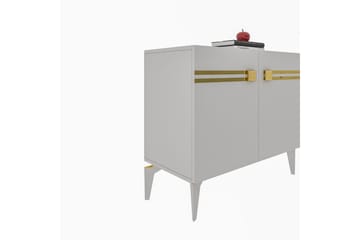 Slobidka Konsollbord 150 cm - Gull/Hvit - Møbler - Bord - Avlastningsbord & sidobord - Konsollbord & gangbord