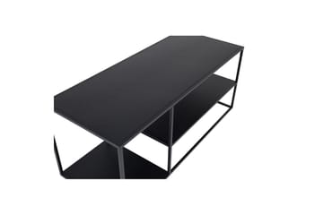 Sofabord Staal - Svart, 120x50x50 - Møbler - Bord - Avlastningsbord & sidobord - Konsollbord & gangbord
