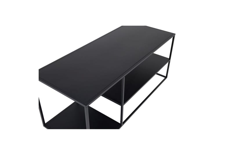 Sofabord Staal - Svart, 120x50x50 - Møbler - Bord - Avlastningsbord & sidobord - Konsollbord & gangbord