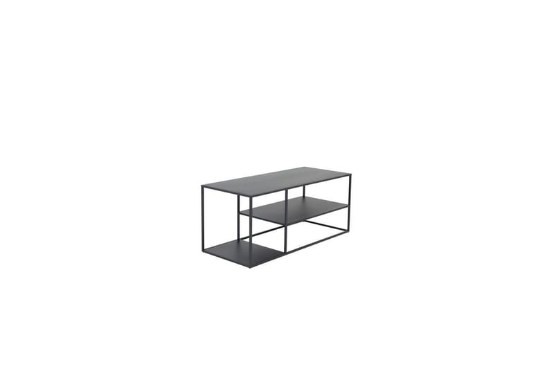 Sofabord Staal - Svart, 120x50x50 - Møbler - Bord - Avlastningsbord & sidobord - Konsollbord & gangbord
