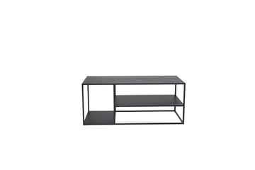 Sofabord Staal - Svart, 120x50x50 - Møbler - Bord - Avlastningsbord & sidobord - Konsollbord & gangbord