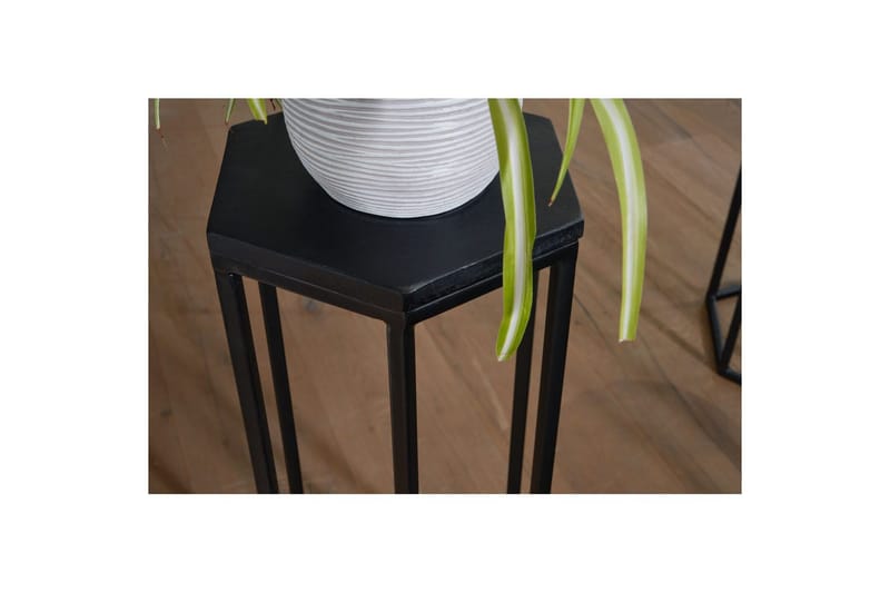 Sofabord Wohnling Sett med 3 massivt tre blomsterbord sett industriell - Møbler - Bord - Avlastningsbord & sidobord - Blomsterbord