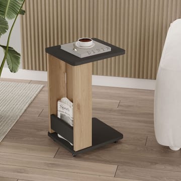 Solven Sidebord 32x42x55 cm - Eik og antrasitt - Møbler - Bord - Avlastningsbord & sidobord - Brettbord og småbord