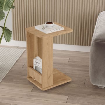 Solven Sidebord 32x42x55 cm - Eik - Møbler - Bord - Avlastningsbord & sidobord - Brettbord og småbord