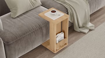 Solven Sidebord 32x42x55 cm - Eik - Møbler - Bord - Avlastningsbord & sidobord - Brettbord og småbord