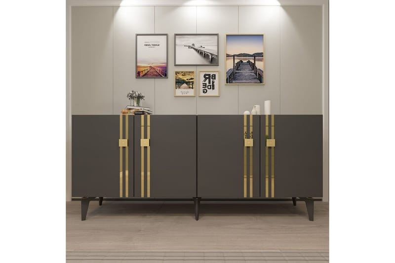 Sorab Konsollbord 150 cm - Antrasitt - Møbler - Bord - Avlastningsbord & sidobord - Konsollbord & gangbord