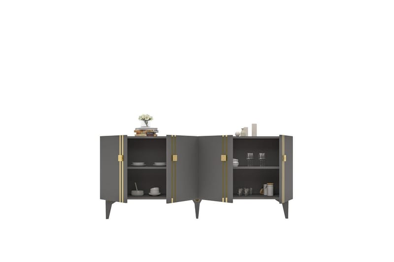 Sorab Konsollbord 150 cm - Antrasitt - Møbler - Bord - Avlastningsbord & sidobord - Konsollbord & gangbord
