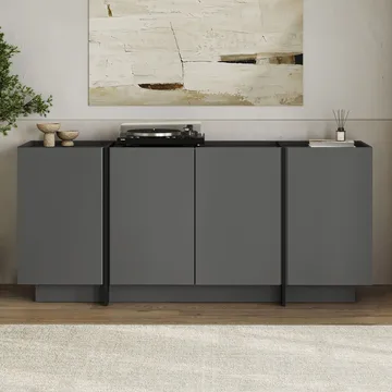 Sorlan Konsollbord 180 cm - Antrasitt, svart - Møbler - Bord - Avlastningsbord & sidobord - Konsollbord & gangbord