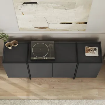 Sorlan Konsollbord 180 cm - Antrasitt/Svart - Møbler - Bord - Avlastningsbord & sidobord - Konsollbord & gangbord