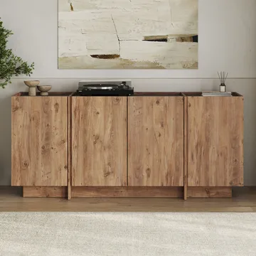 Sorlan Konsollbord 180 cm - Atlantic Pine, antrasitt - Møbler - Bord - Avlastningsbord & sidobord - Konsollbord & gangbord