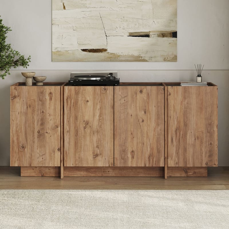 Sorlan Konsollbord 180 cm - Atlantic Pine, antrasitt - Møbler - Bord - Avlastningsbord & sidobord - Konsollbord & gangbord