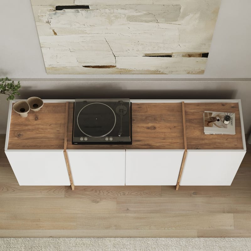 Sorlan Konsollbord 180 cm - Hvit, Atlantic Pine - Møbler - Bord - Avlastningsbord & sidobord - Konsollbord & gangbord