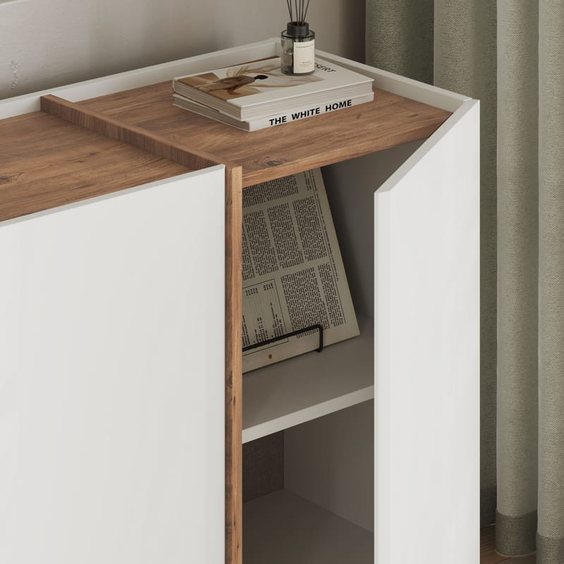 Sorlan Konsollbord 180 cm - Hvit, Atlantic Pine - Møbler - Bord - Avlastningsbord & sidobord - Konsollbord & gangbord