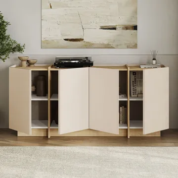 Sorlan konsollbord 180 cm - Safir Eik - Møbler - Bord - Avlastningsbord & sidobord - Konsollbord & gangbord