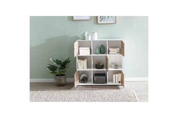 Stående hylle Wohnling Massa Melaminbelagt Sponplate med Oppbevaringsplass 5 Dører Moderne - Møbler - Bord - Avlastningsbord & sidobord - Konsollbord & gangbord