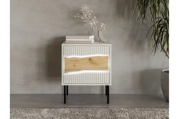 Stintino Nattbord 51 cm - Beige/Brun - Møbler - Bord - Avlastningsbord & sidobord - Sengebord & nattbord