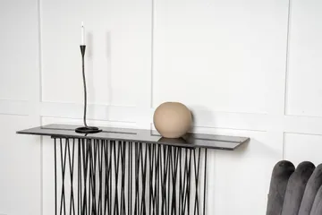 Stone Avlastningsbord 130 cm - Svart - Møbler - Bord - Avlastningsbord & sidobord - Konsollbord & gangbord