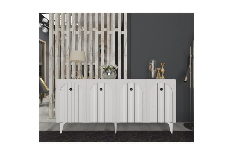 Sufiyan konsollbord 150 cm - Hvit - Møbler - Bord - Avlastningsbord & sidobord - Konsollbord & gangbord