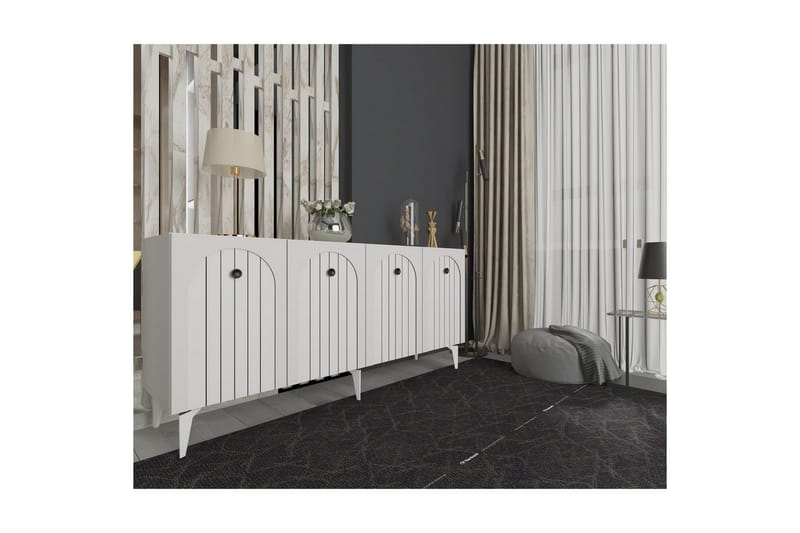 Sufiyan konsollbord 150 cm - Hvit - Møbler - Bord - Avlastningsbord & sidobord - Konsollbord & gangbord