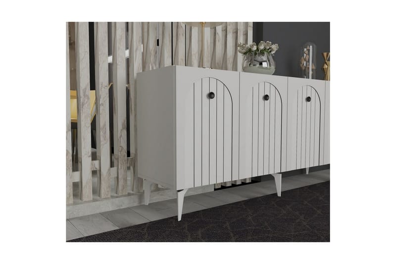 Sufiyan konsollbord 150 cm - Hvit - Møbler - Bord - Avlastningsbord & sidobord - Konsollbord & gangbord