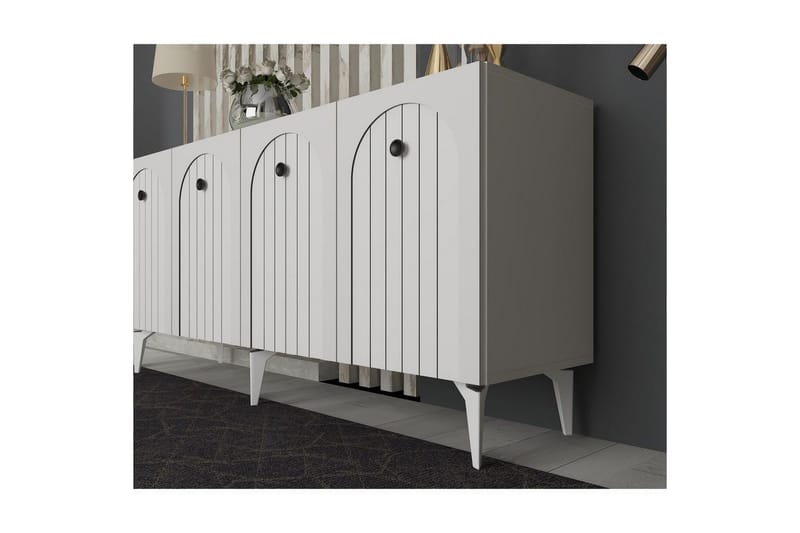 Sufiyan konsollbord 150 cm - Hvit - Møbler - Bord - Avlastningsbord & sidobord - Konsollbord & gangbord