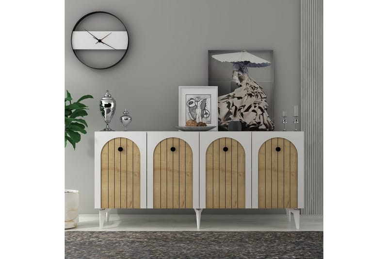 Sufiyan konsollbord 150 cm - Hvit - Møbler - Bord - Avlastningsbord & sidobord - Konsollbord & gangbord