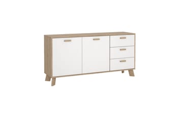 Sumita Konsollbord 147 cm - Hvit/Natur - Møbler - Bord - Avlastningsbord & sidobord - Konsollbord & gangbord