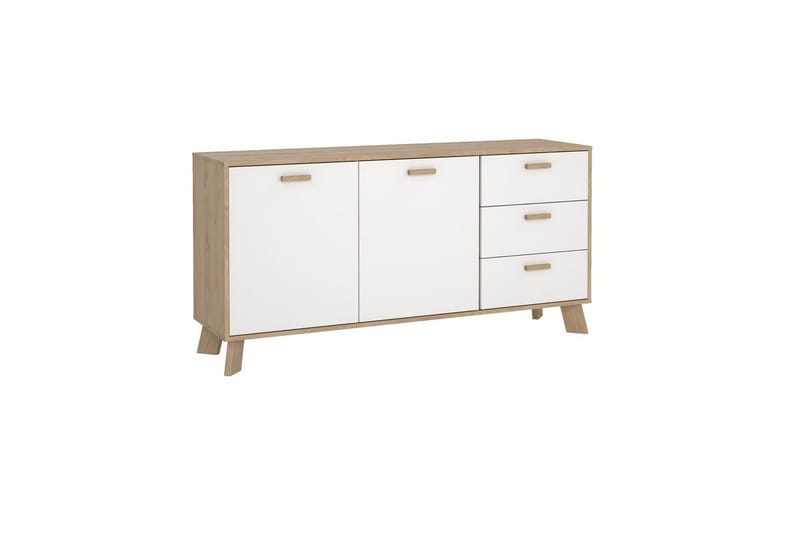 Sumita Konsollbord 147 cm - Hvit/Natur - Møbler - Bord - Avlastningsbord & sidobord - Konsollbord & gangbord