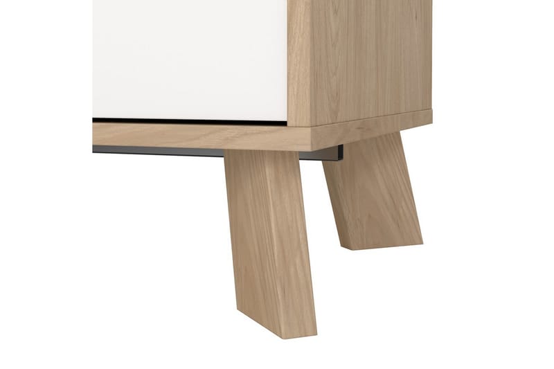 Sumita Konsollbord 147 cm - Hvit/Natur - Møbler - Bord - Avlastningsbord & sidobord - Konsollbord & gangbord