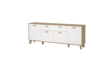 Sumita Konsollbord 196 cm - Natur/Hvit - Møbler - Bord - Avlastningsbord & sidobord - Konsollbord & gangbord