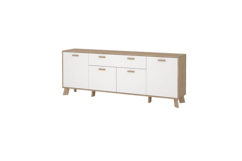 Sumita Konsollbord 196 cm - Natur/Hvit - Møbler - Bord - Avlastningsbord & sidobord - Konsollbord & gangbord
