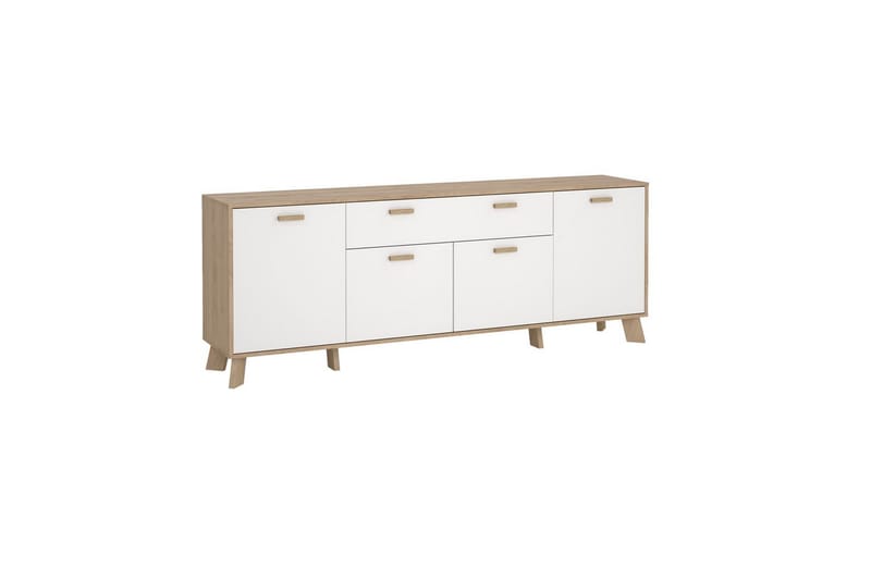 Sumita Konsollbord 196 cm - Natur/Hvit - Møbler - Bord - Avlastningsbord & sidobord - Konsollbord & gangbord