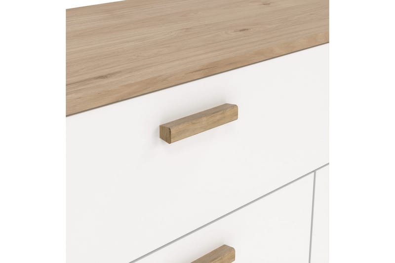 Sumita Konsollbord 196 cm - Natur/Hvit - Møbler - Bord - Avlastningsbord & sidobord - Konsollbord & gangbord